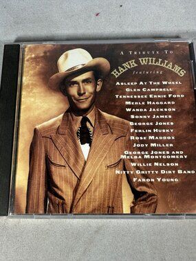 A Tribute To Hank Williams CD Featuring Various Artists Country Music 1995